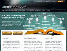Tablet Screenshot of bibleframework.com